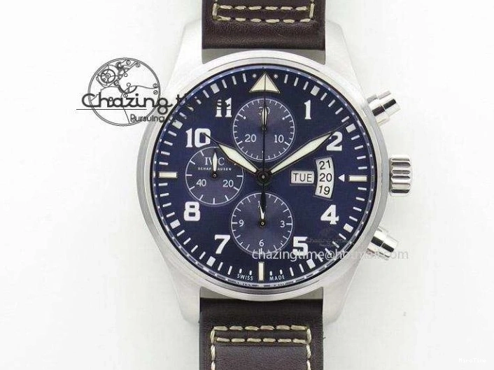 MIROTIME 0817 Modern Pilot Chrono 377706 “Le Petit Prince” ZF 1:1 Best Edition Blue Dial On SS Bracelet A 7346